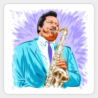 Eddie "Lockjaw" Davis - An illustration by Paul Cemmick Magnet